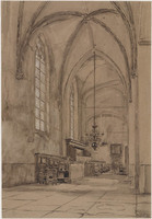 EE 061
<br/>
Interieur St . Nicolaaskerk
<br/>
<em>Adriani-Hovy, Elisabeth (1873 - 1957)</em>